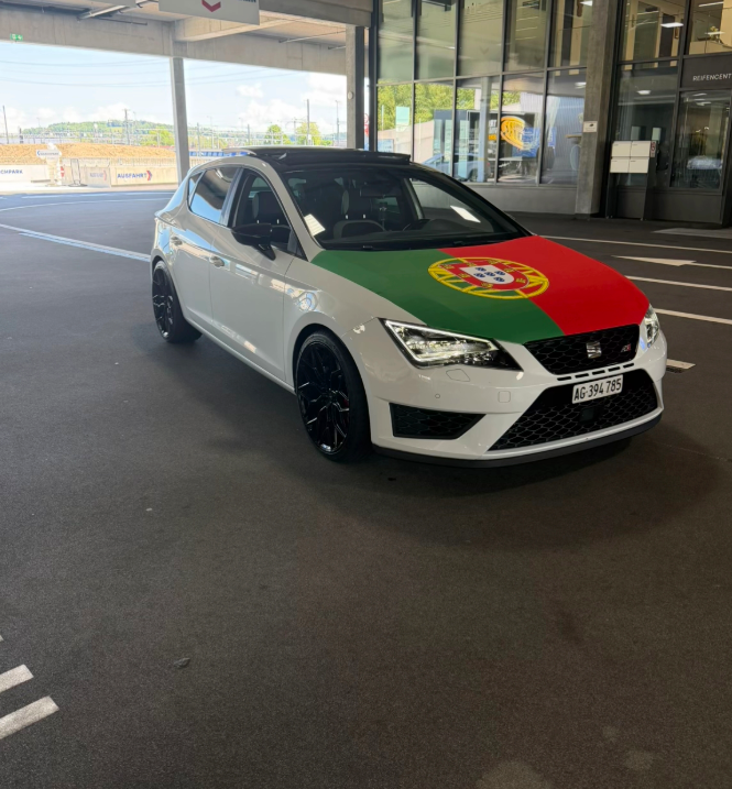 Drapeau Capot Voiture Portugal – Élastique Universel | Toutes Marques