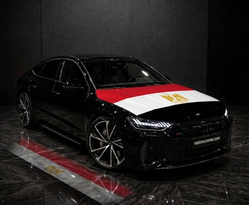 Drapeau Capot voiture Égypte Élastique